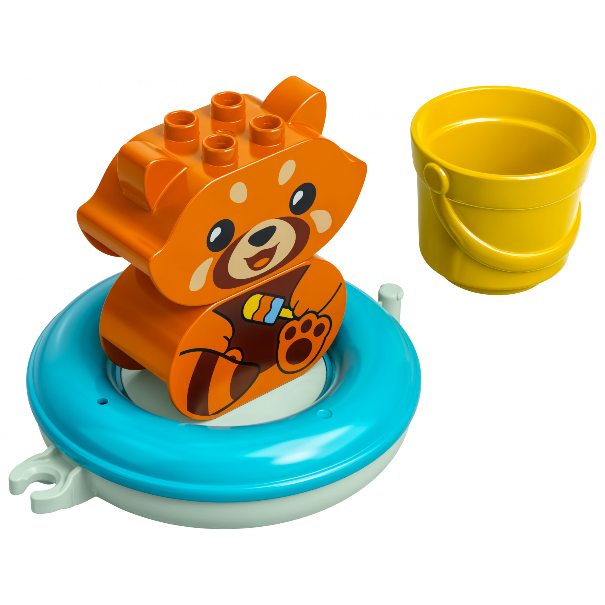 Блоковий конструктор LEGO DUPLO Приключения в ванной: Красная панда на плоту (10964)
